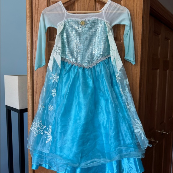 Disney Other - EUC Disney Frozen Ice Blue Princess Dress Size 5/6